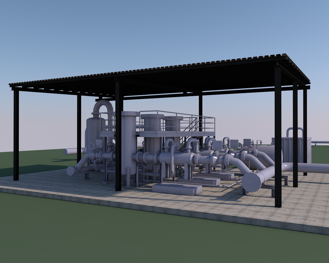 Khoms power plant, Lybia